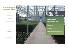 Tablet Screenshot of gartenbau-albers.de
